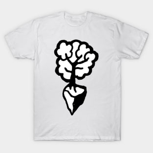 Tree In Earthground Doodle Art T-Shirt